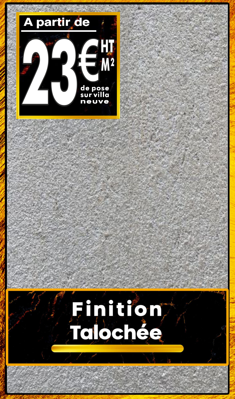 crépis finition talochée