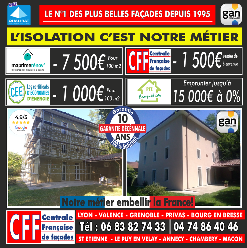 ITE Isolation thermique par l'extérieur